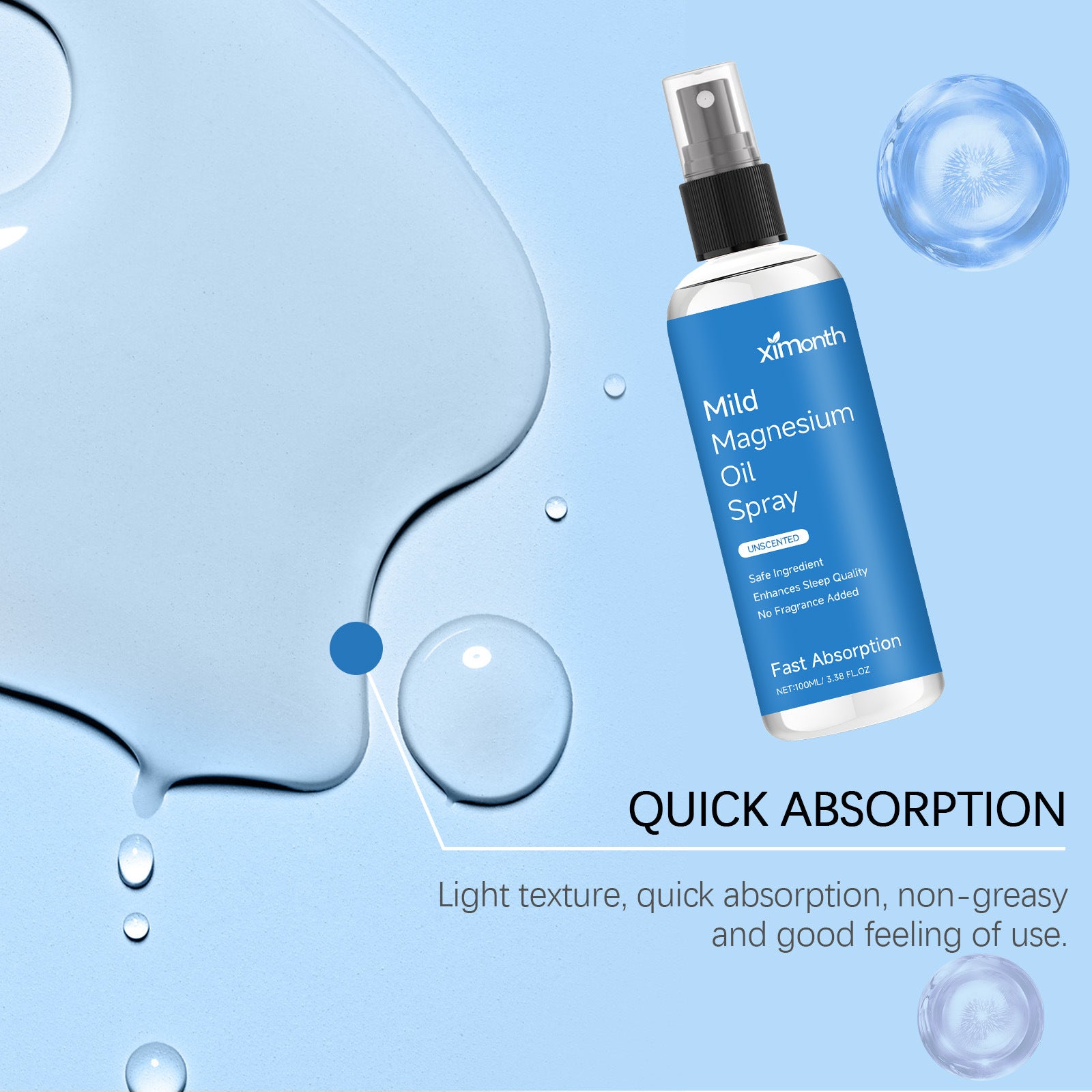 Night Care Relieve Discomfort Sleep Essential Oil Sprayبخاخ زيت عطري للعناية الليلية لتخفيف الانزعاج أثناء النوم Sale price