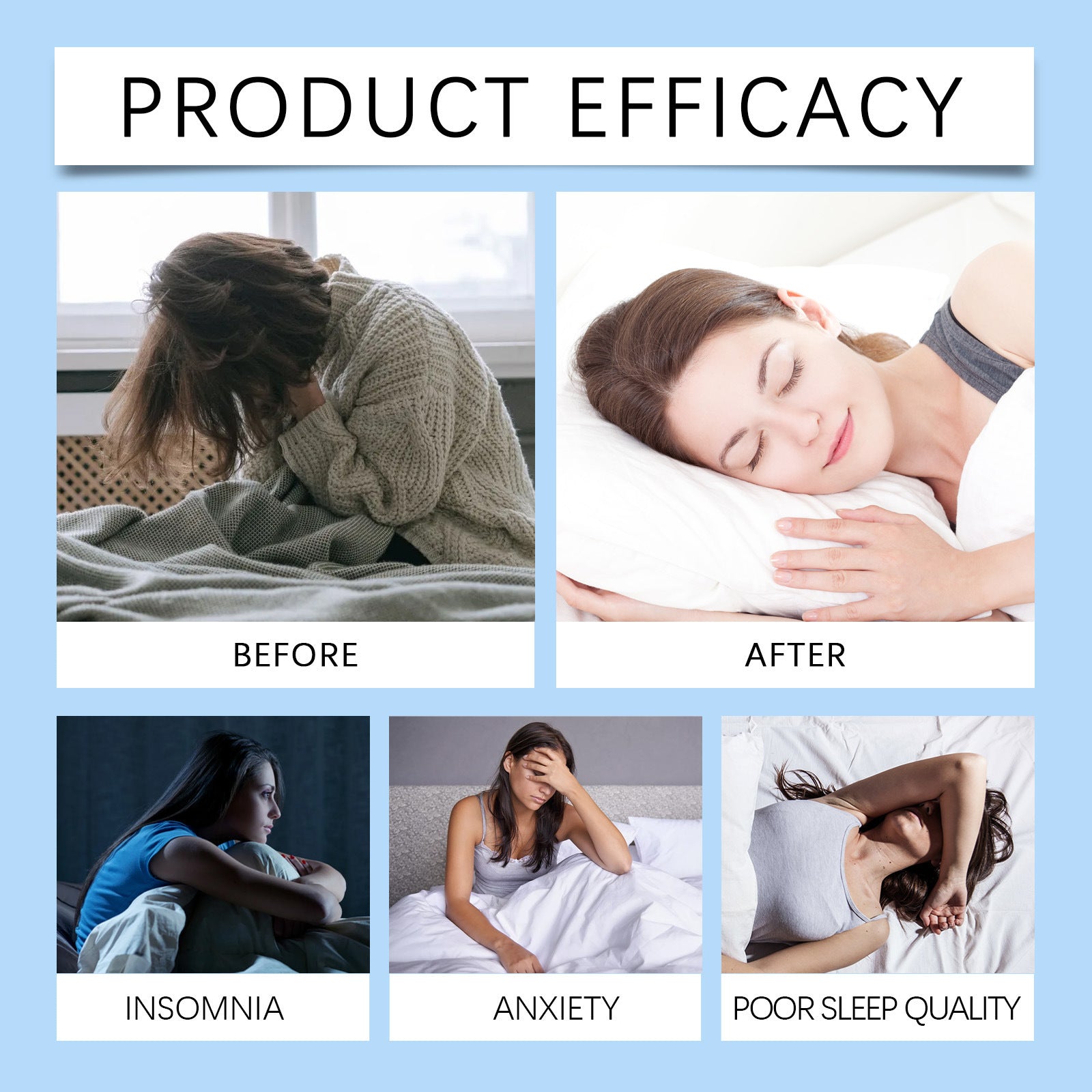 Night Care Relieve Discomfort Sleep Essential Oil Sprayبخاخ زيت عطري للعناية الليلية لتخفيف الانزعاج أثناء النوم Sale price