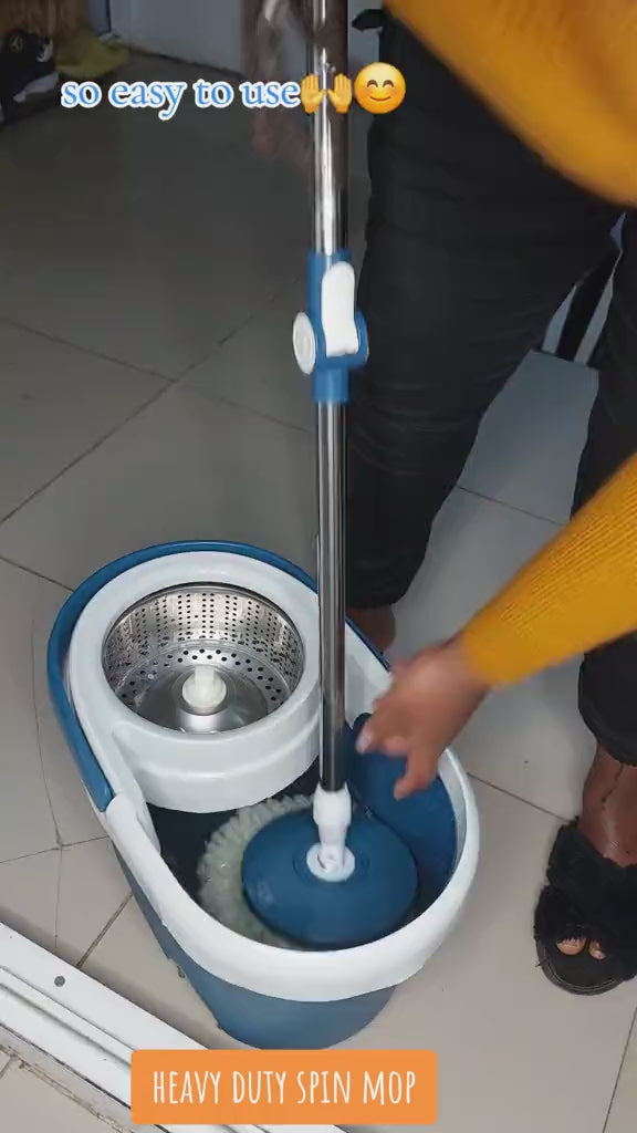 Load video: 360 Spin Cleaning Mop